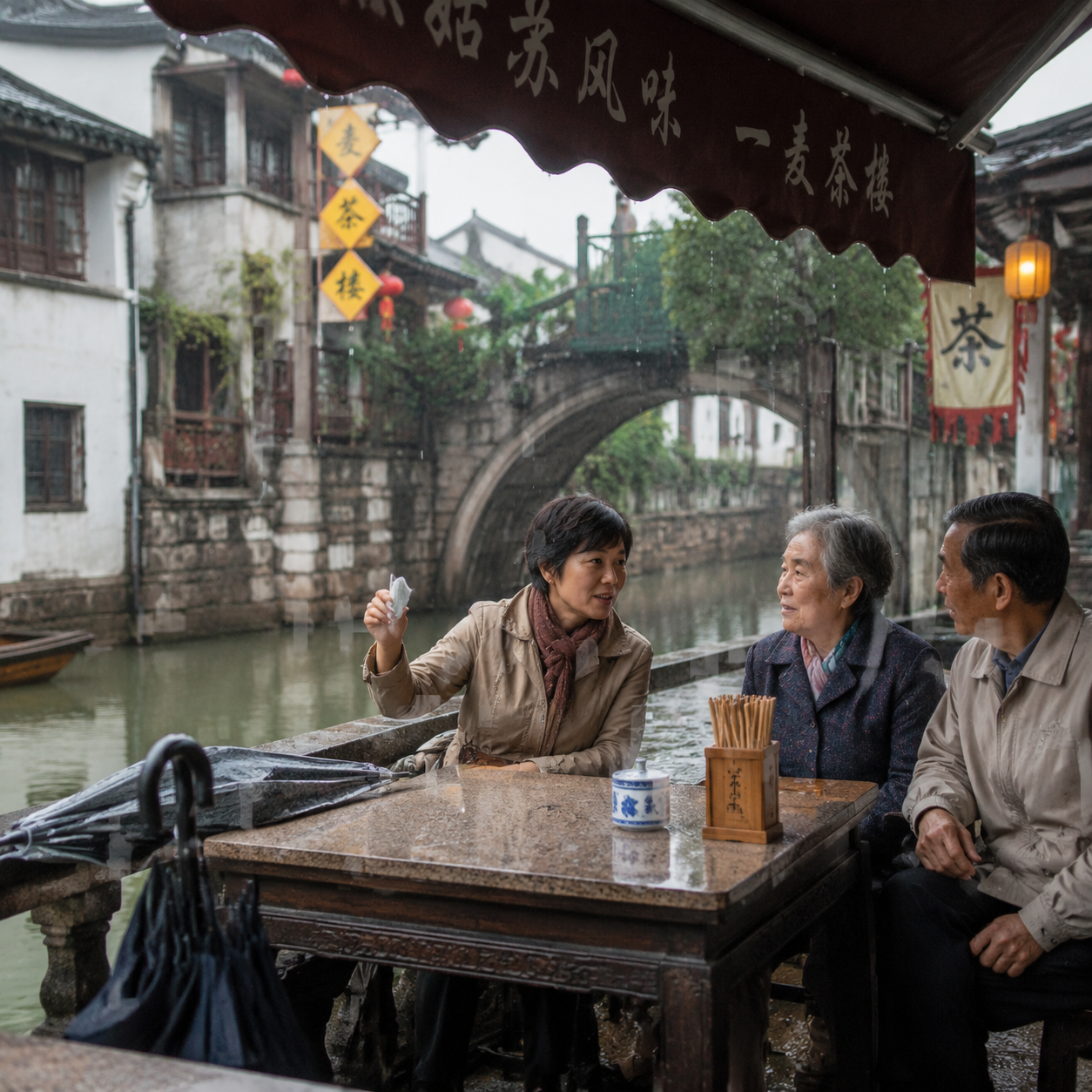 无锡雨天细节图 / rainy detail in 无锡