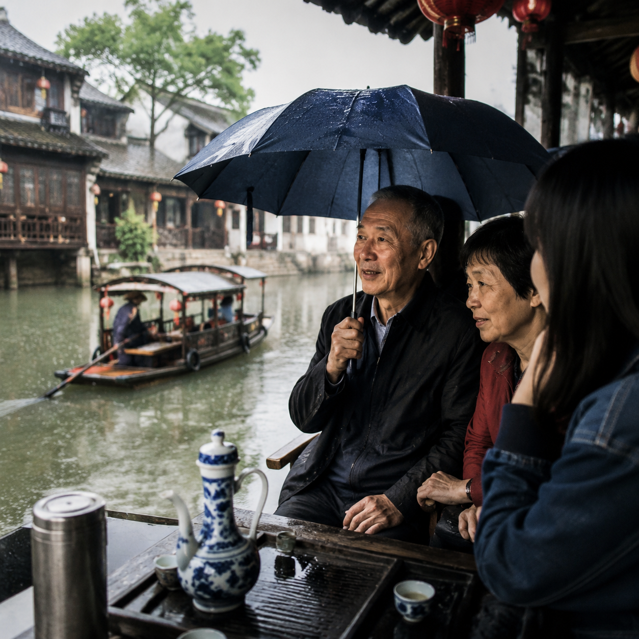 周庄雨天细节图 / rainy detail in 周庄