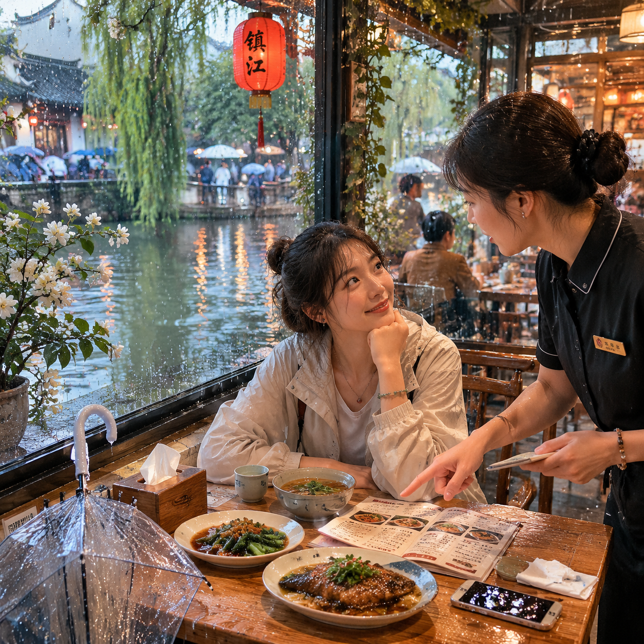 镇江雨天细节图 / rainy detail in 镇江
