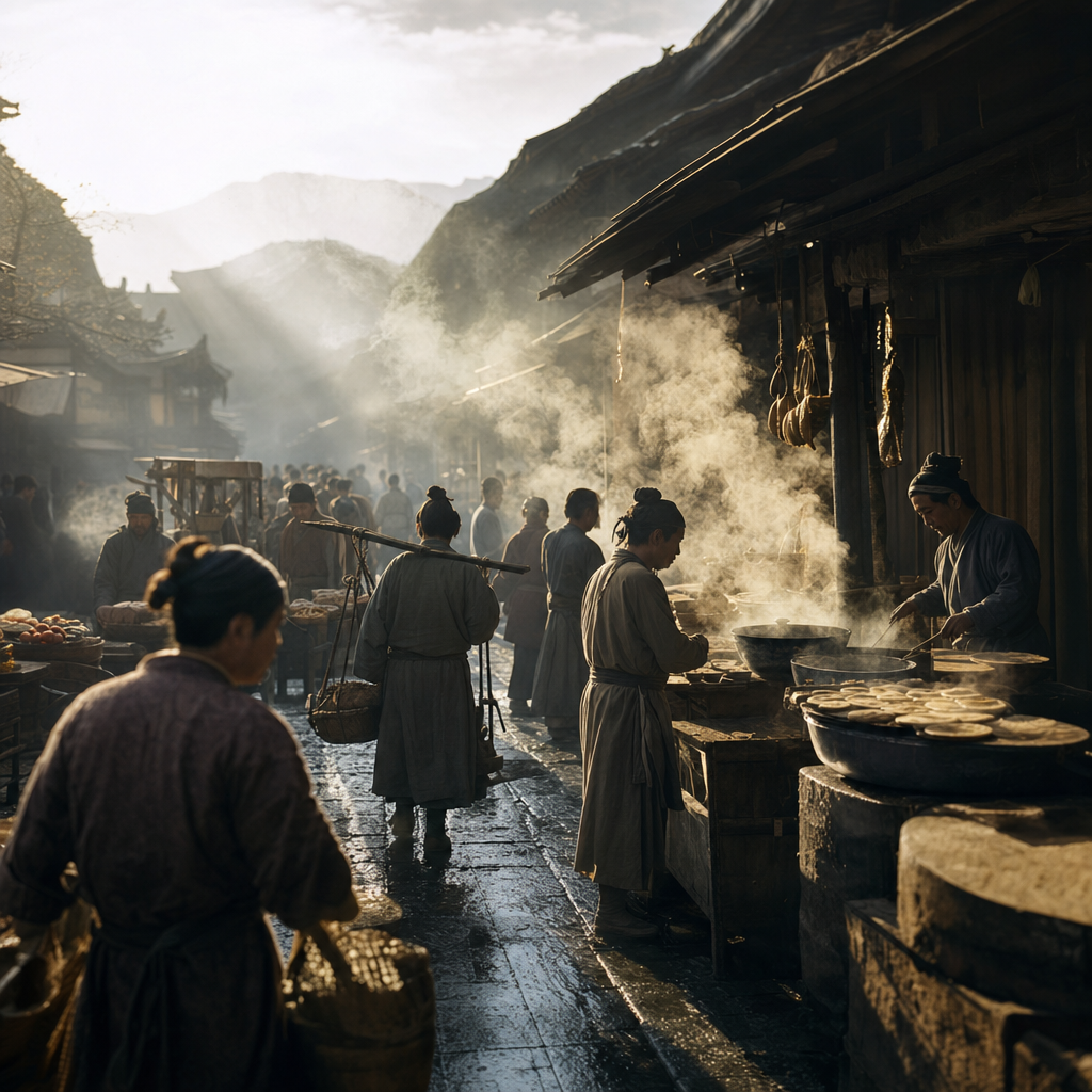 天还没热起来,长安早市已经把一天的味道摆出来了 | Before the Heat Rose, Chang'an's Morning Market Had Already Laid Out the Flavor of the Day