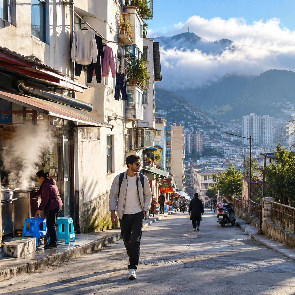 下车后先找薄外套，我在六盘水重新学会看天气 | I Looked for a Light Jacket First and Learned to Read the Weather in Liupanshui