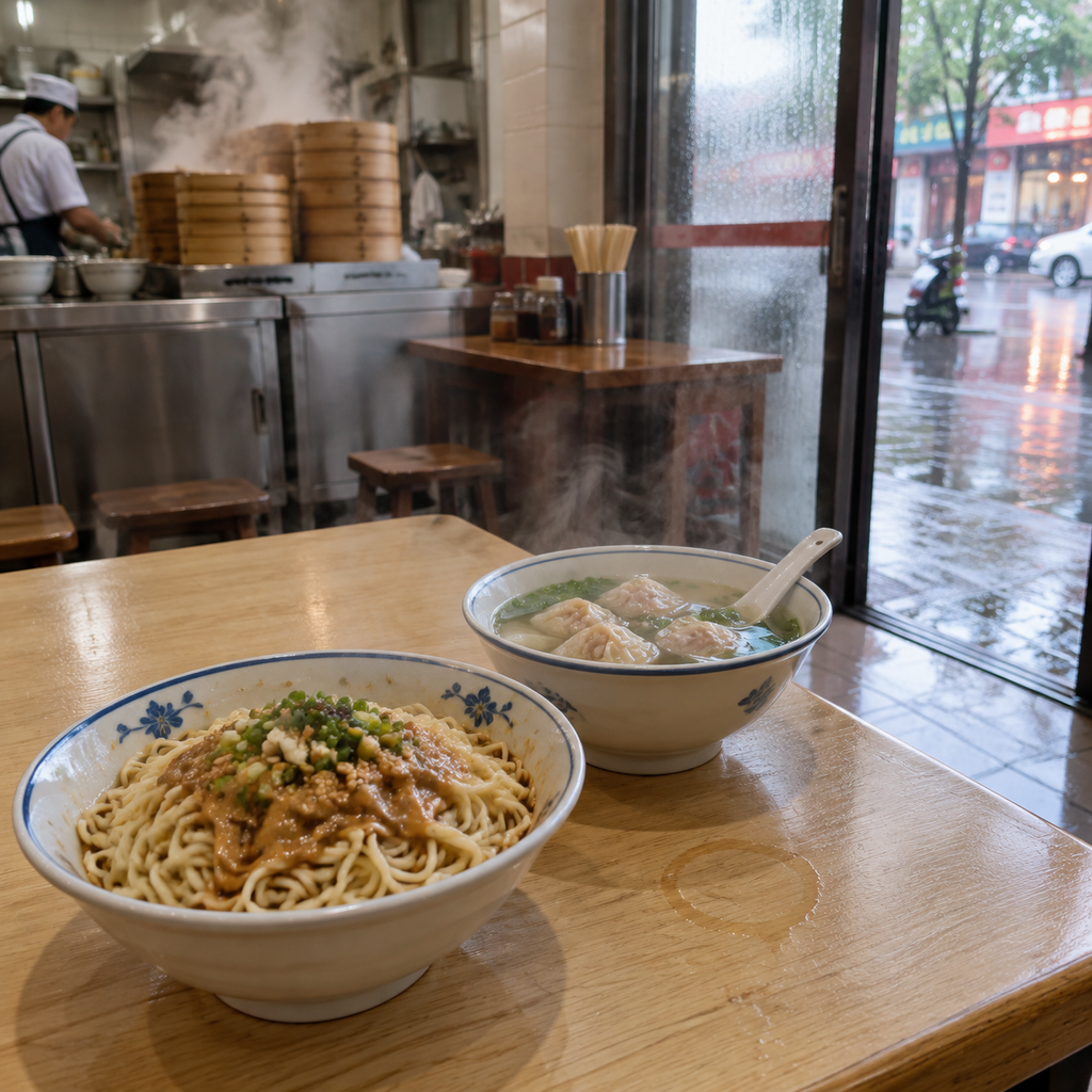 那张被擦亮的桌子,让我看见沙县小吃如何成为日常 | The Polished Table Showed Me How Shaxian Snacks Became Everyday Food