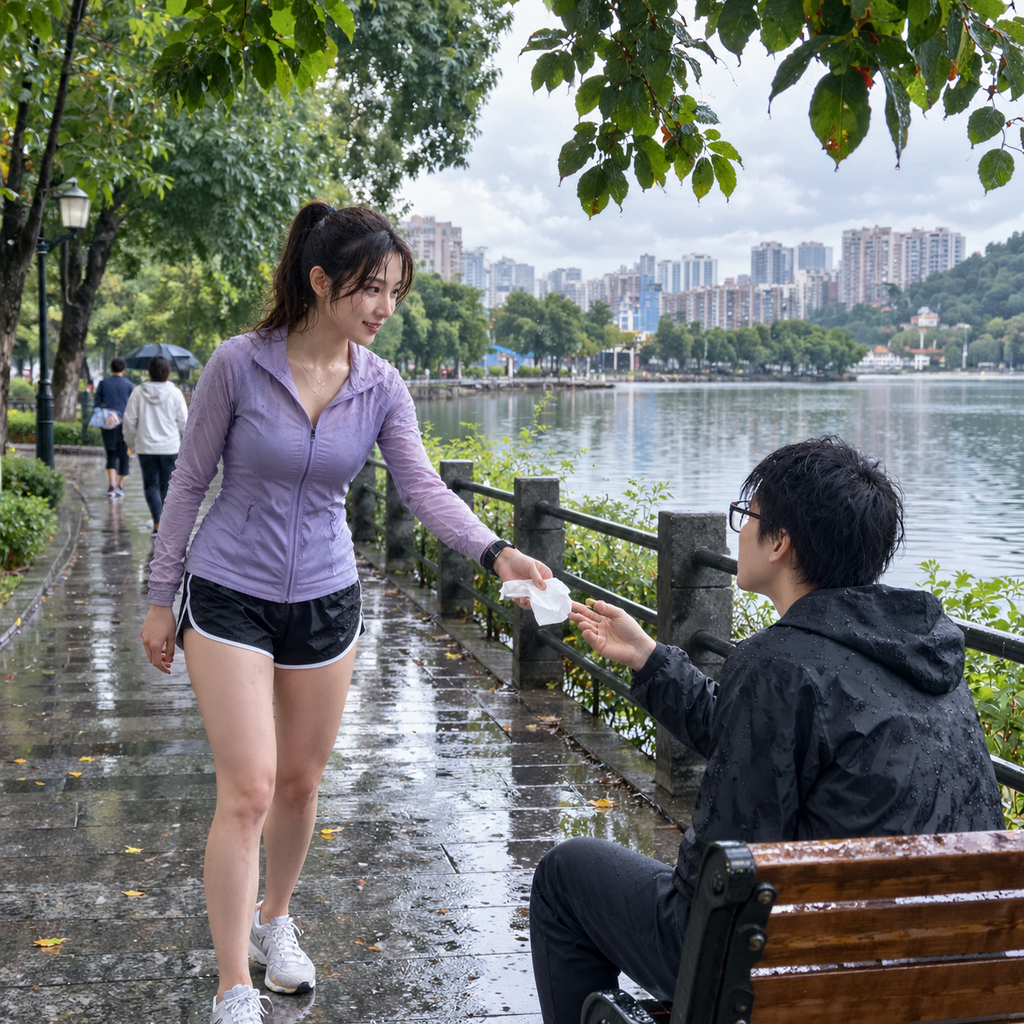 磁湖边跑步者递来的纸巾,让我重新安排黄石的一天 | A Runner’s Tissue Changed How I Planned a Day by Cihu Lake in Huangshi