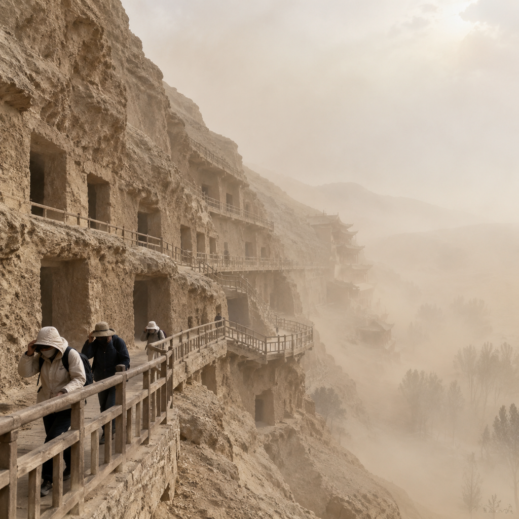 风沙把莫高窟的时间吹慢了 | The Sandstorm Slowed Time at the Mogao Caves