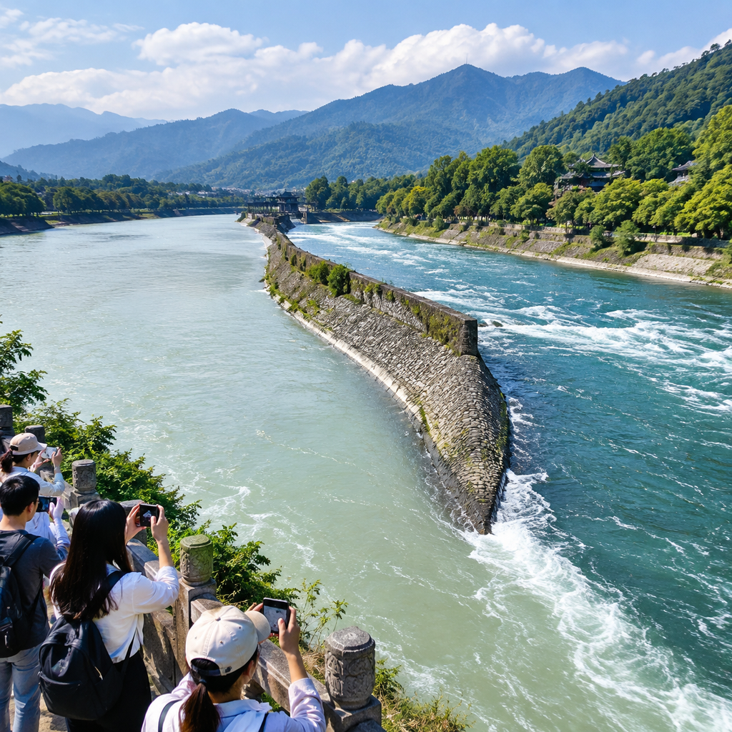都江堰的水没有被堵住:我沿着分流口看一座工程怎样工作 | Dujiangyan’s Water Was Not Blocked: How I Read Its Flow