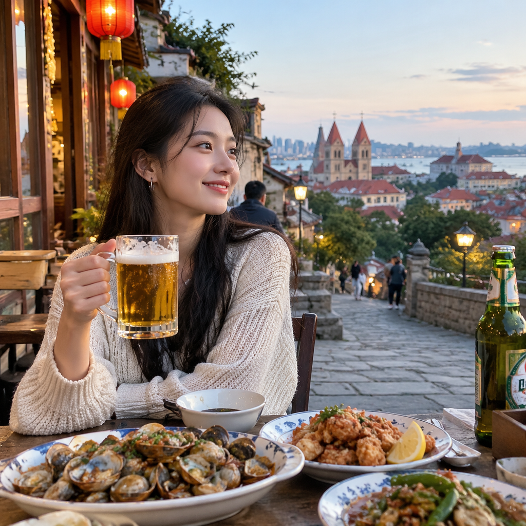 青岛的啤酒不只在海边喝:一顿旧城晚饭把我留下来 | Qingdao Beer Took Me Beyond the Coast for an Old-City Dinner