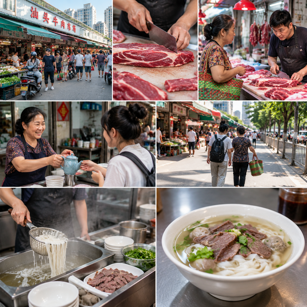 一锅潮汕牛肉的时间表:从早市吃到深夜粿条 | The Timetable of Chaoshan Beef: From Morning Market to Late-Night Noodles