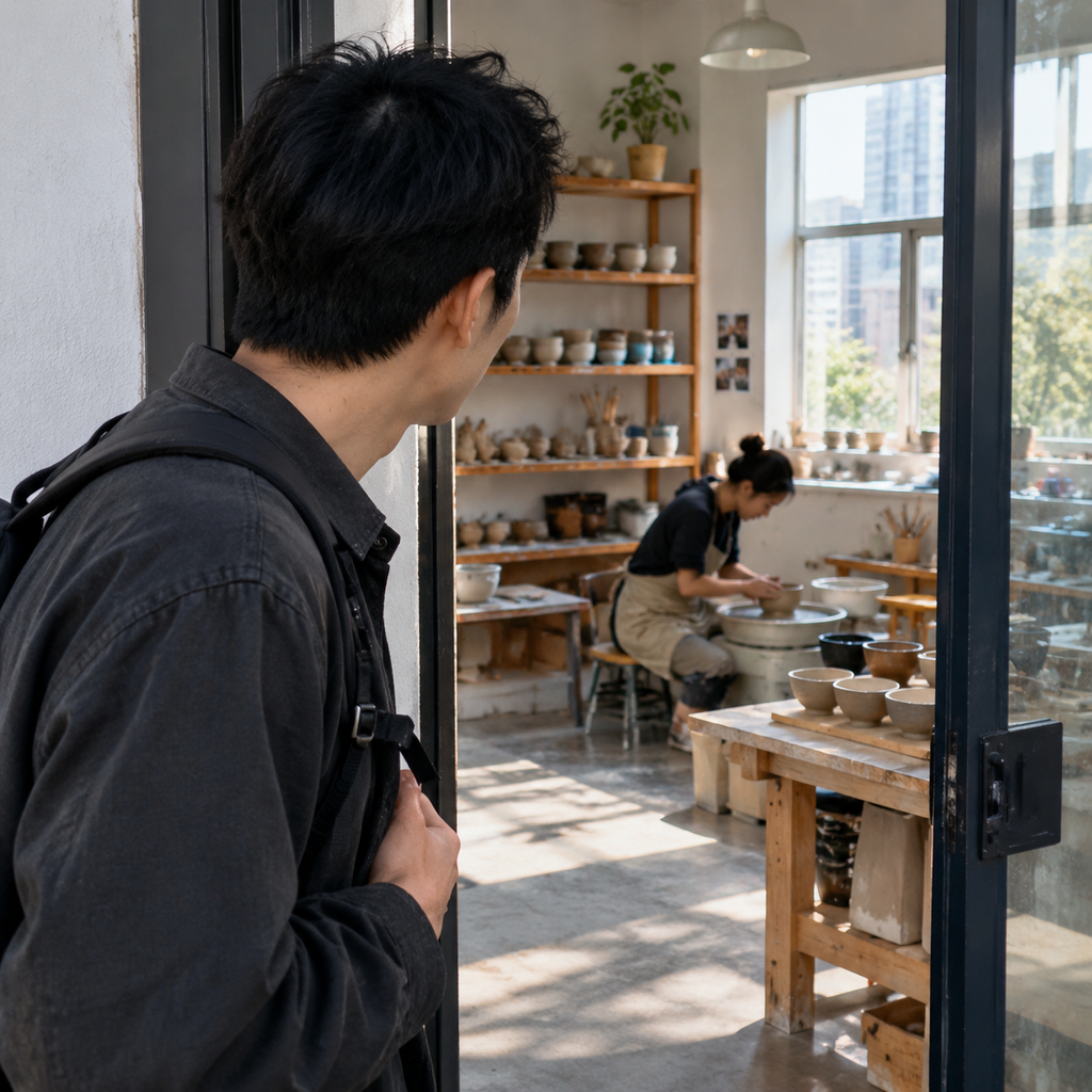 在景德镇看一只碗如何被做出来(场景图1)