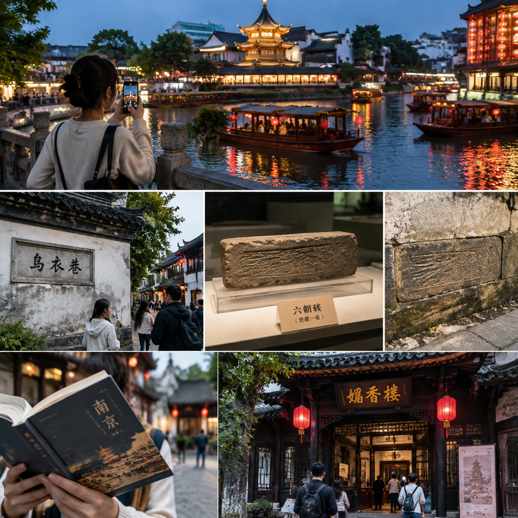 秦淮河灯影之外，我在夫子庙听见一堂夜课 | Beyond Qinhuai's Lantern Reflections, I Found a Night Lesson at Fuzimiao