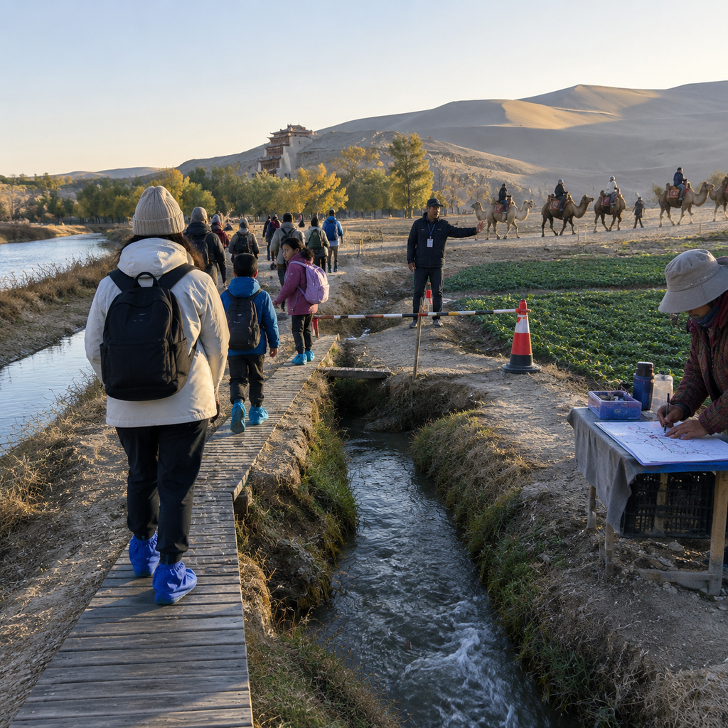 敦煌的绿洲边界,教我重新看地图 | Dunhuang’s Oasis Boundary Taught Me to Read Maps Again