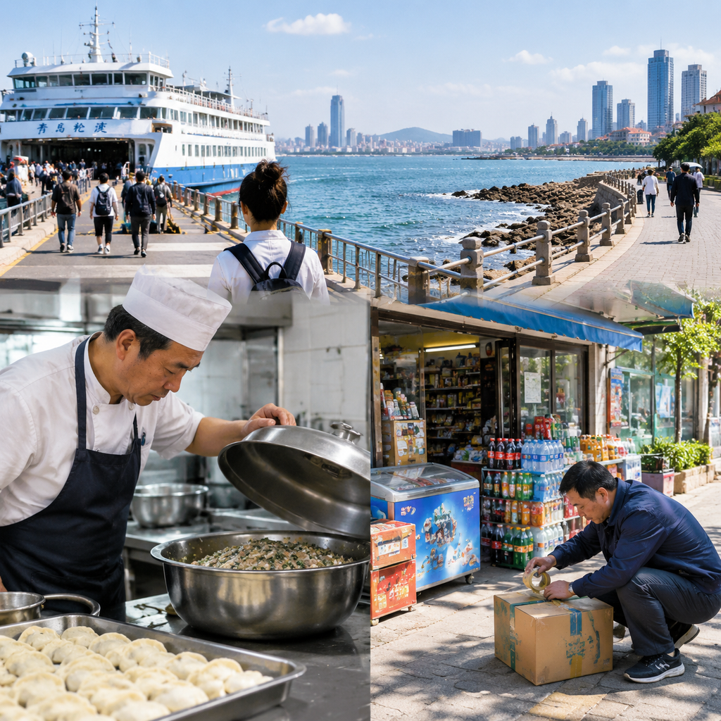 黄岛午后的鲅鱼饺子,让我把青岛轮渡坐成了一天 | Mackerel Dumplings in Huangdao Turned a Qingdao Ferry Ride into a Full Day