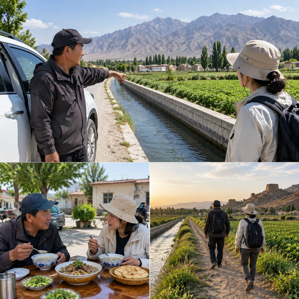 沿着宁夏水渠读懂贺兰山脚下的绿洲 | Reading the Oasis at the Foot of the Helan Mountains Along Ningxia’s Canals