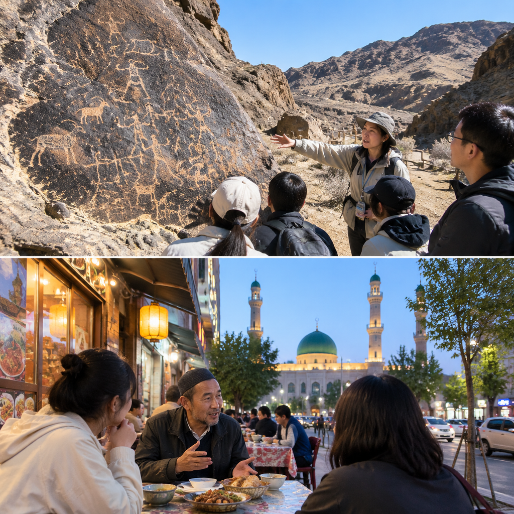 贺兰山岩画的线条里,藏着游牧人的一千年 | In the Lines of Helan Mountain's Rock Carvings, a Thousand Years of Nomads