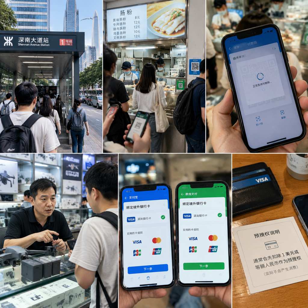 在深圳的地铁闸机与小店柜台之间，我给支付留了一条退路 | Between Shenzhen's Metro Gates and Small-Shop Counters, I Kept a Payment Way Back