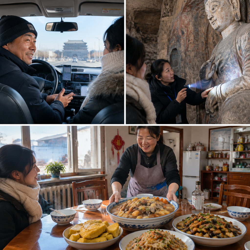 从云冈石窟到大同面食，我用两种细节读一座北方城市 | From Yungang Grottoes to Datong Noodles, I Read a Northern City Through Two Kinds of Detail
