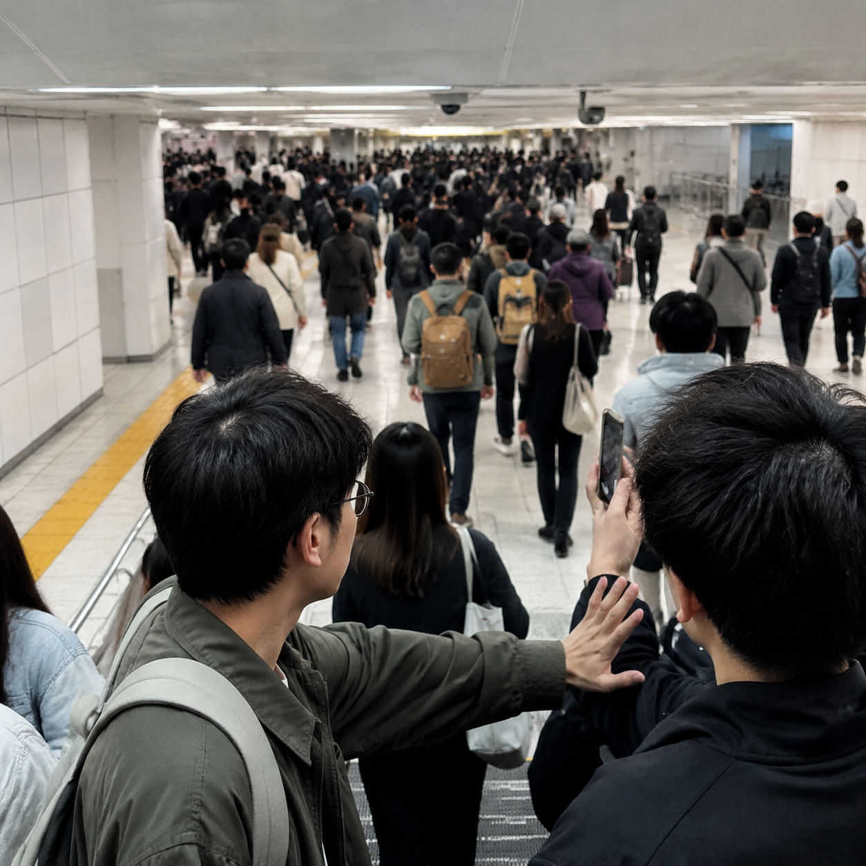 我在上海地铁早高峰里学会先站稳再看地图 | In Shanghai Morning Rush Hour, I Learned to Stand Still Before Reading the Map