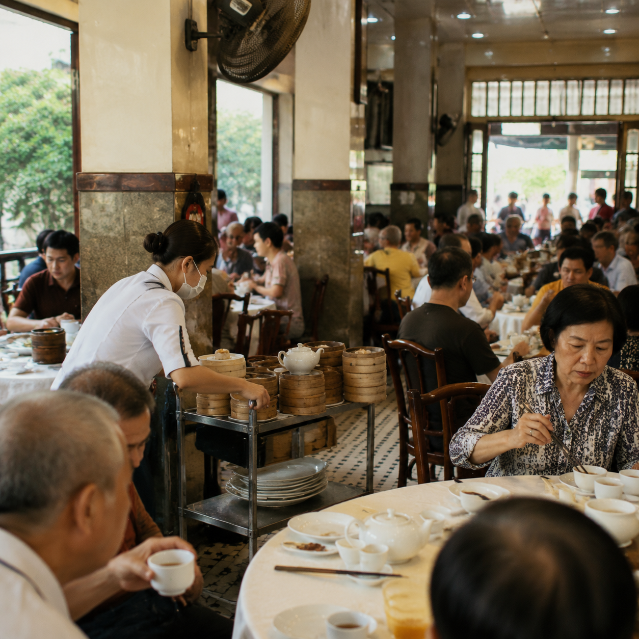 在广州早茶桌上学会点心 | Learning Dim Sum at a Guangzhou Morning Tea Table