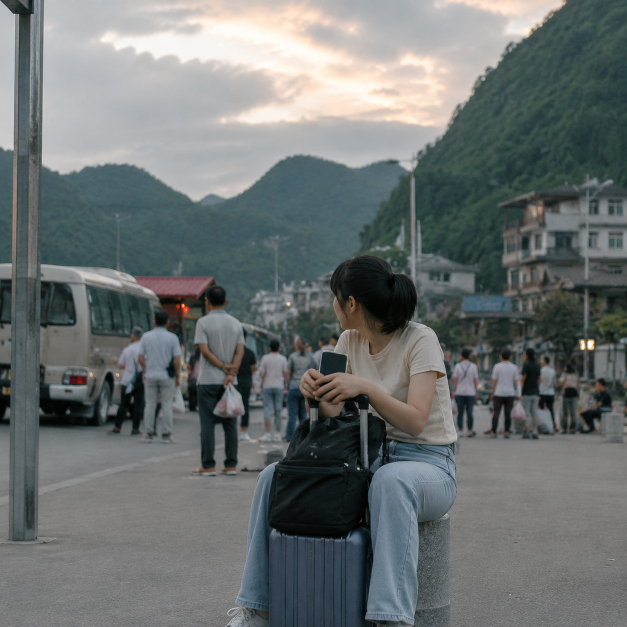兜里留一点现金,让我在小镇车站不慌 | Keeping a Little Cash Helped Me Stay Calm at a Small-Town Station