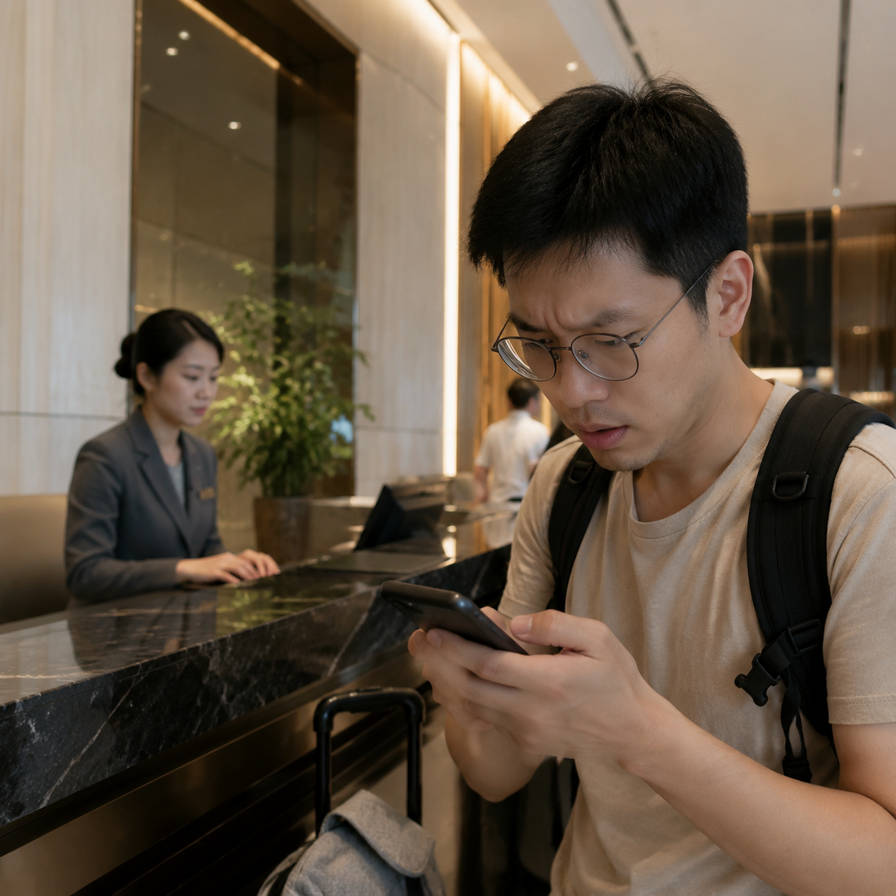 酒店前台帮我确认订单时,我学会别只依赖邮箱 | At a Hotel Front Desk, I Learned Not to Rely Only on Email