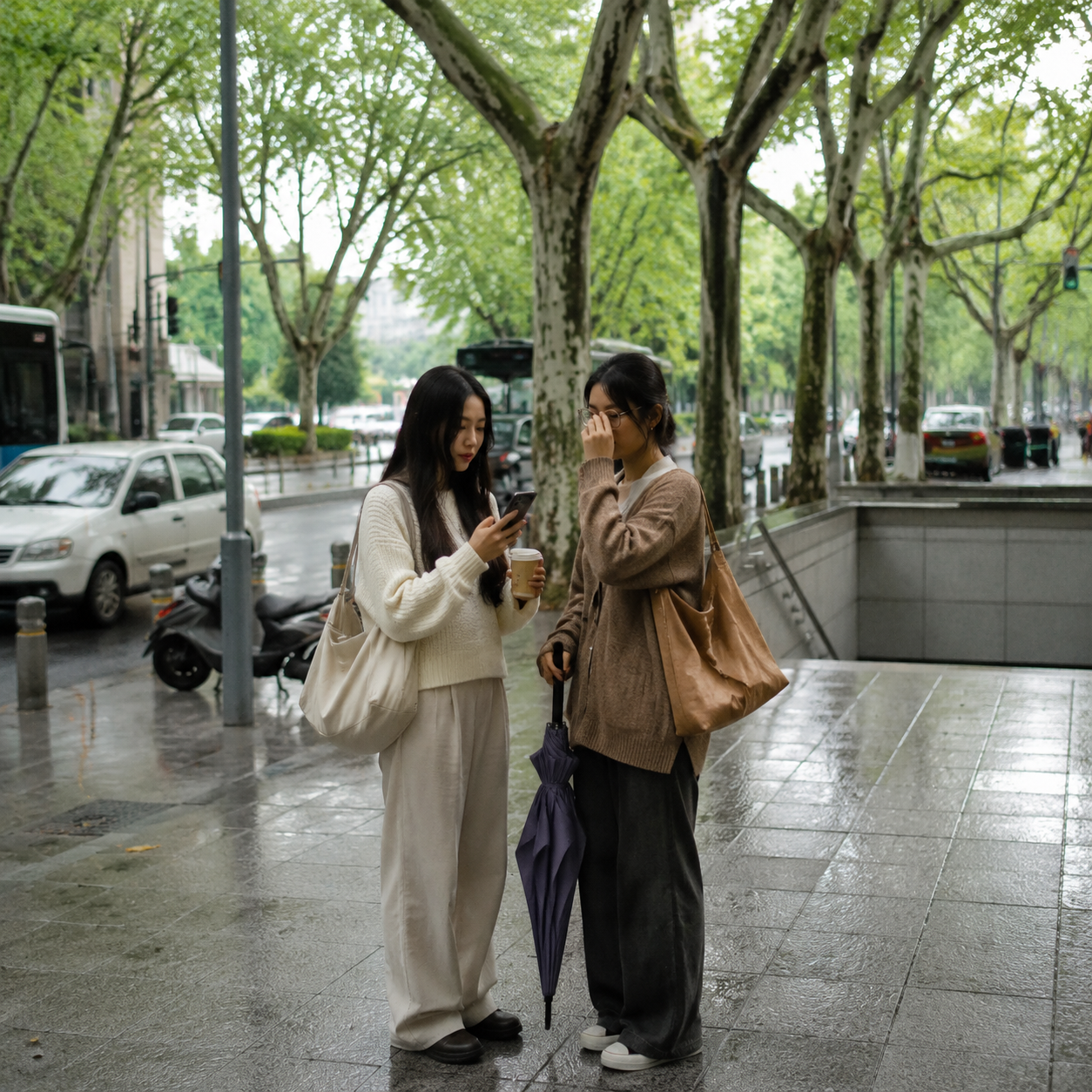 南京那场雨后，我在梧桐树下把行程表慢慢放下 | After the Rain in Nanjing, I Let My Itinerary Go Beneath the Plane Trees