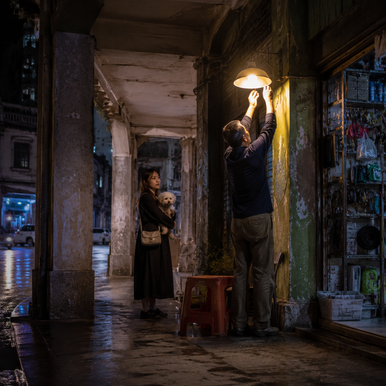 开元路那盏旧灯亮起来时,我才走进厦门的夜里 | I Entered Xiamen’s Night When That Old Lamp Lit Up on Kaiyuan Road