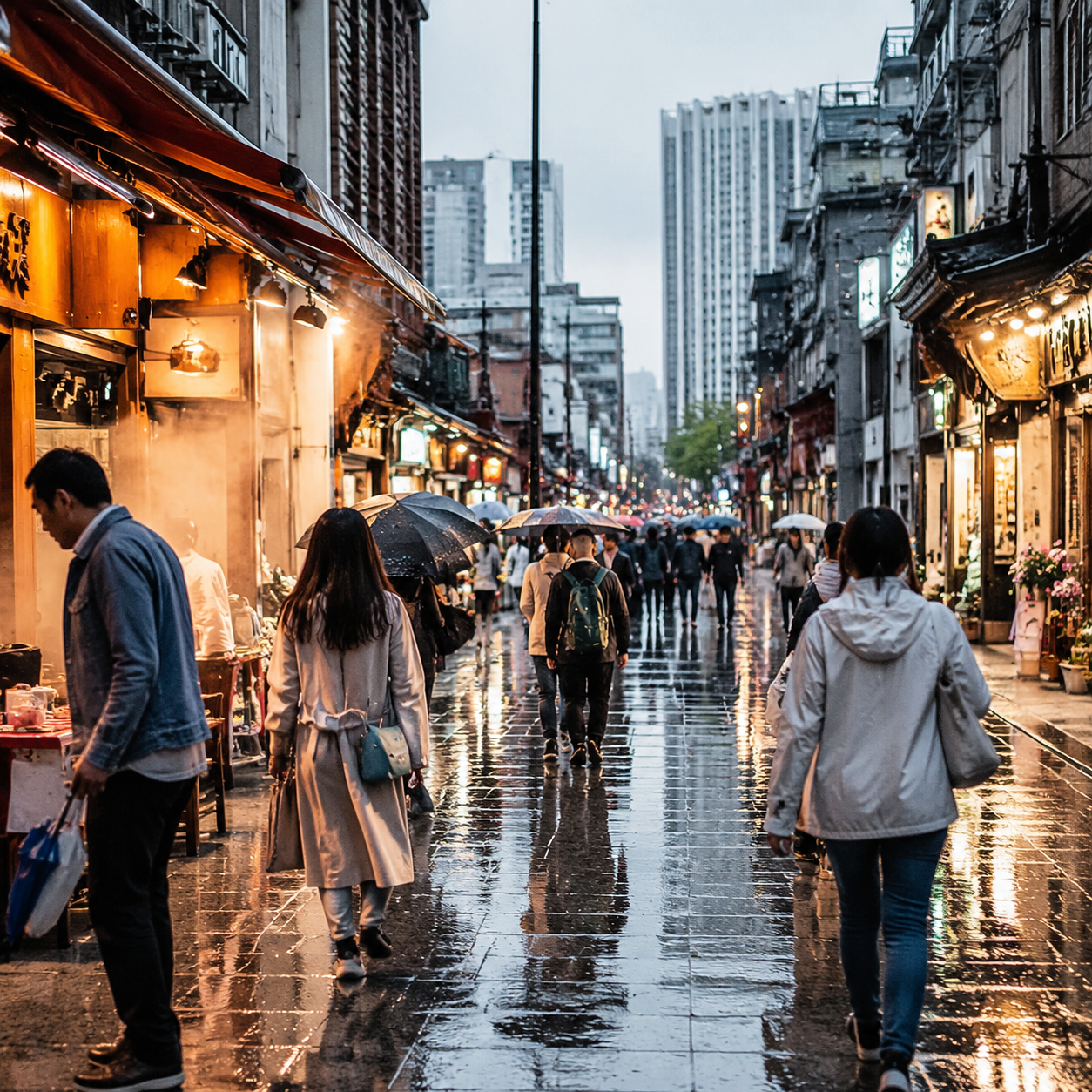 坡子街地面刚发亮的时候，我决定不再拿长沙和时间赛跑 | When Pozi Street Began to Shine After Rain, I Stopped Racing Changsha