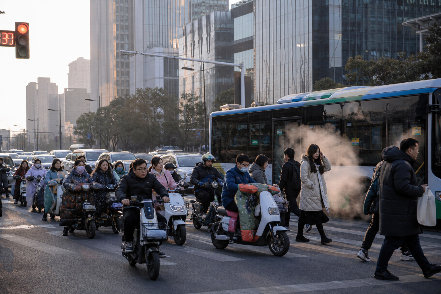 合肥路口那些半秒钟的互让,比任何介绍都更像城市说明书 | The Half-Second Acts of Yielding at Hefei Crossings Explain the City Better Than Any Guide