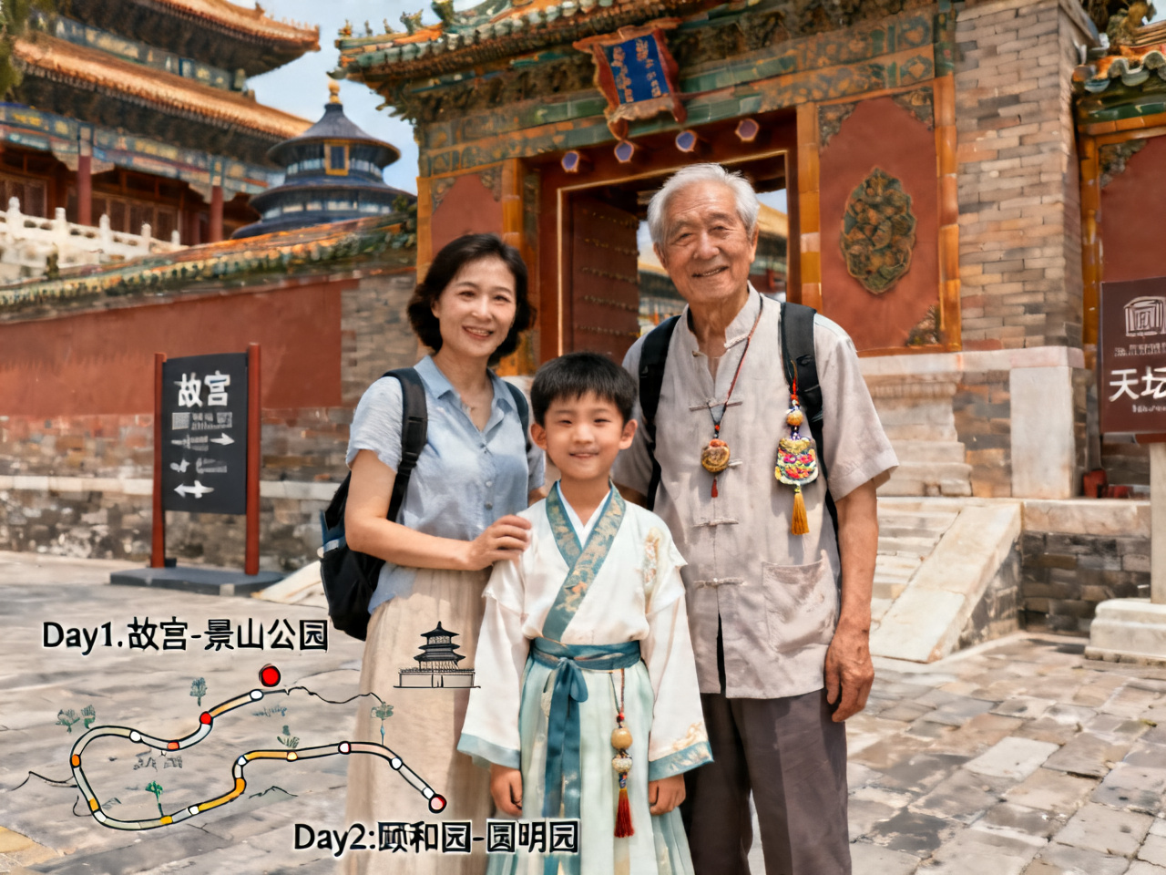 七月暑假全家游路线规划 | July Summer Family Trip Route Planning
