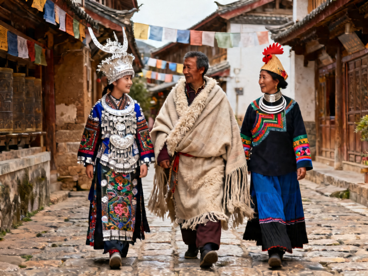 少数民族服饰巡礼:苗族藏族彝族 | Ethnic Minority Costumes: Miao, Tibetan & Yi