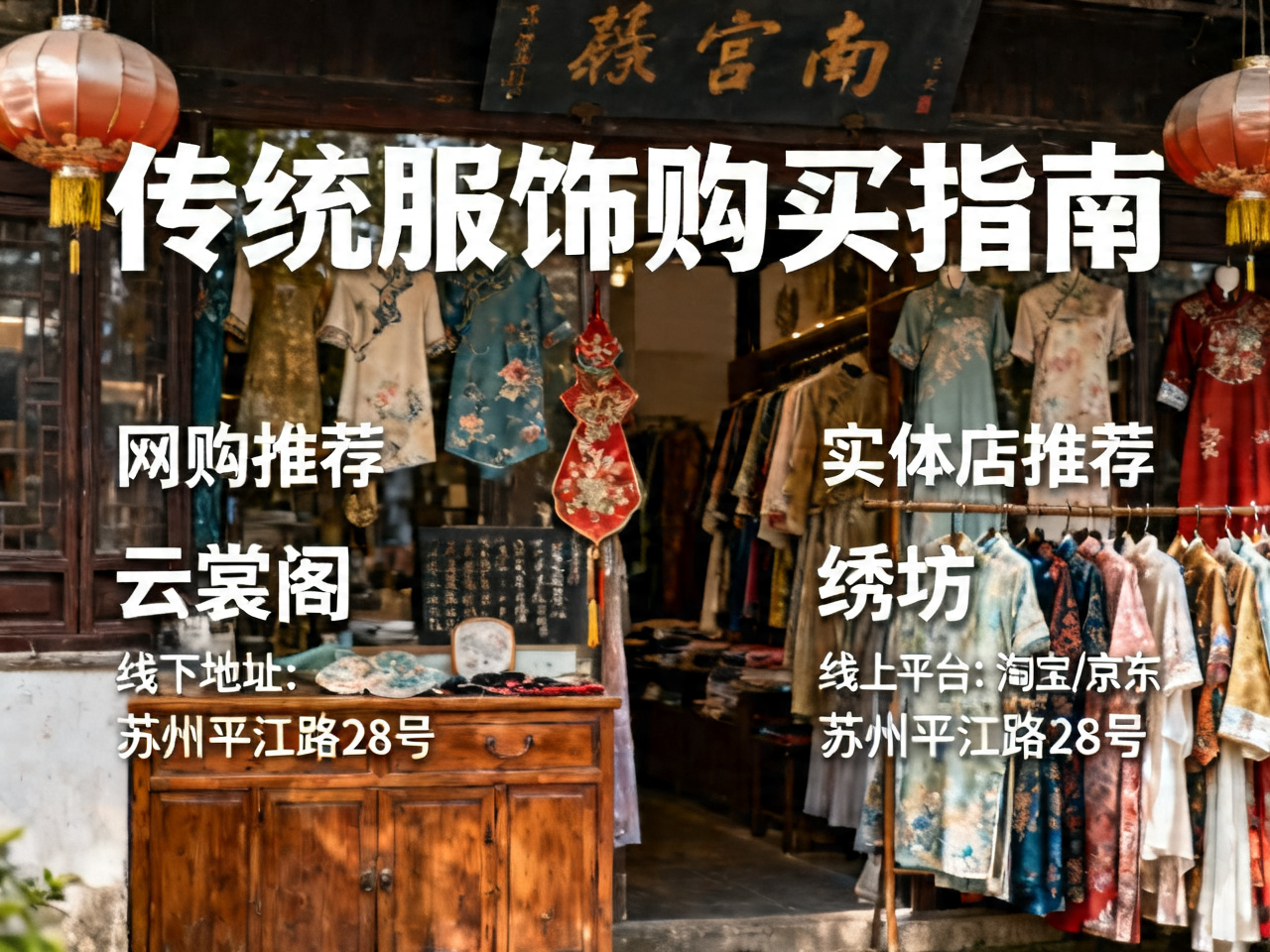 传统服饰购买指南:网购与实体店推荐 | Where to Buy Traditional Chinese Clothing