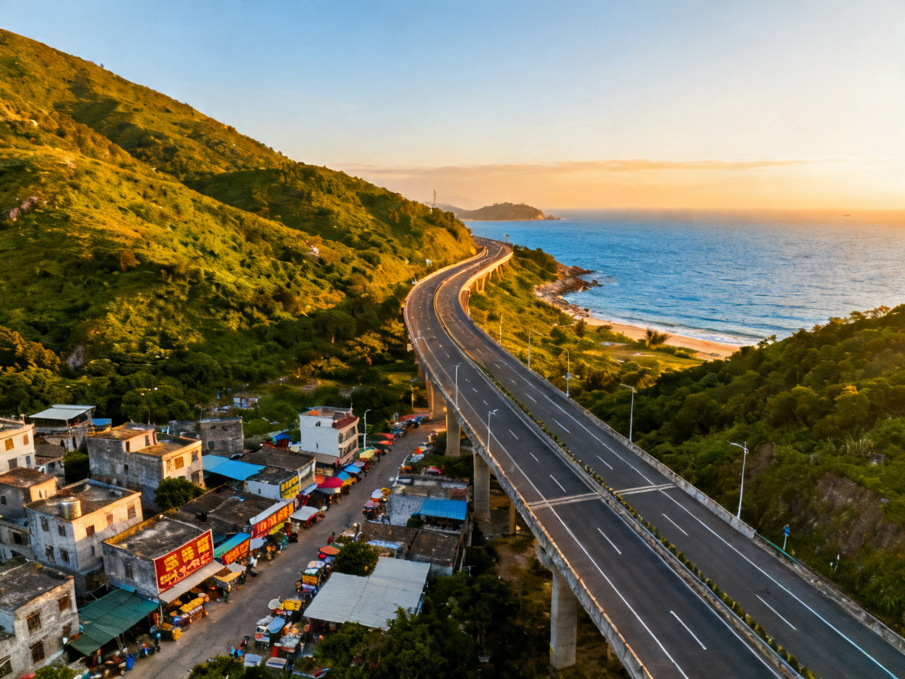 广州到潮汕沿途的粤东风光 Scenic coastal roads of eastern Guangdong