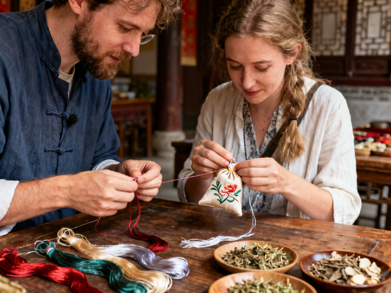 香包制作:我第一次发现香气也可以被一针一线缝起来 | Scented Sachet Making: The First Time I Realized Fragrance Could Be Sewn Together with Needle and Thread