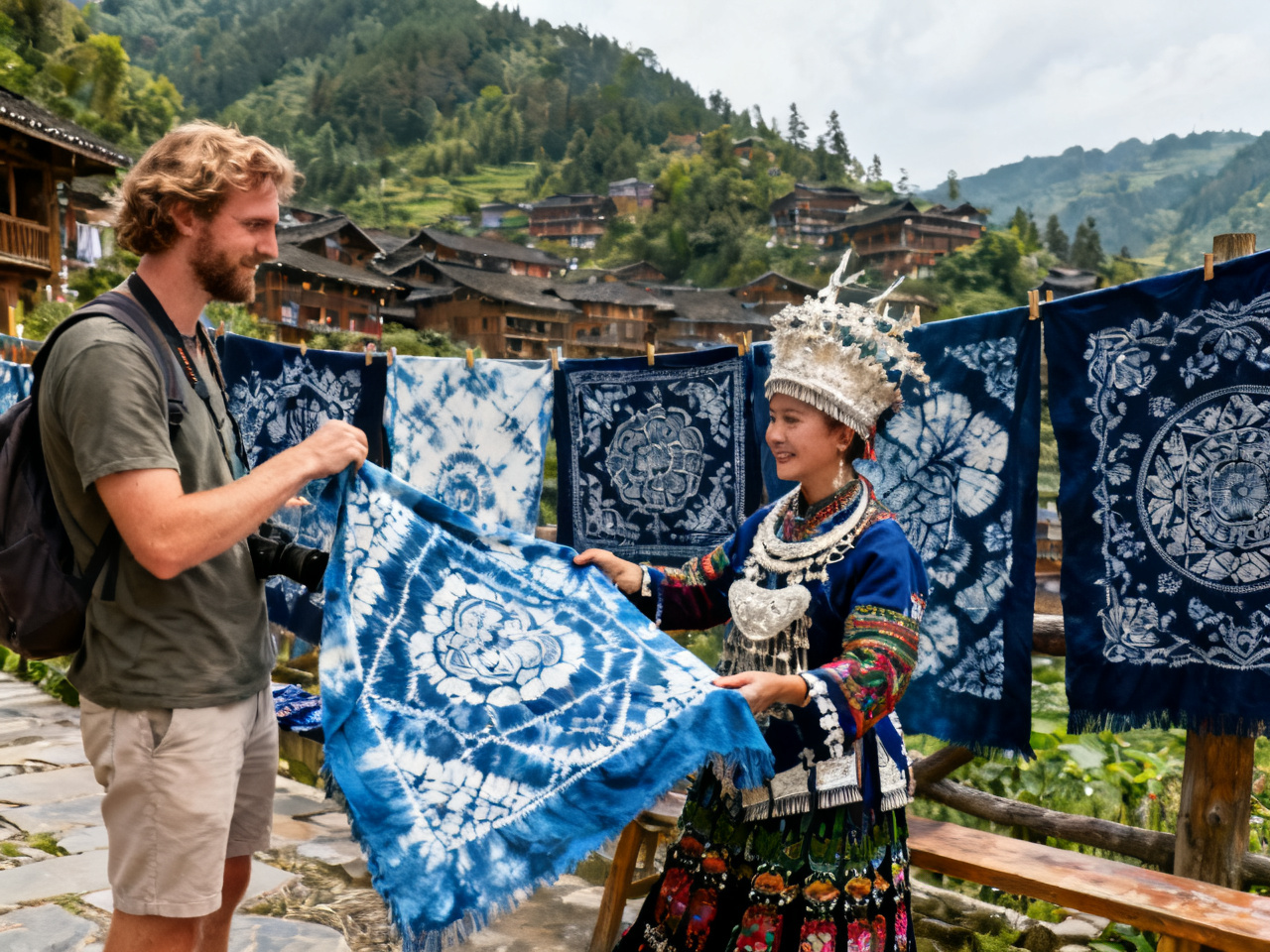 苗绣与蜡染:我在贵州看见布上的山河 | Miao Embroidery and Batik: In Guizhou, I Saw Mountains and Rivers Written on Cloth