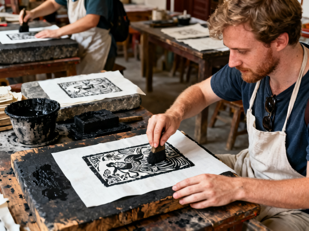版画拓印体验:我第一次明白一张纸为什么也能“接住时间” | Print Rubbing Experience: The First Time I Understood How Paper Can Catch Time