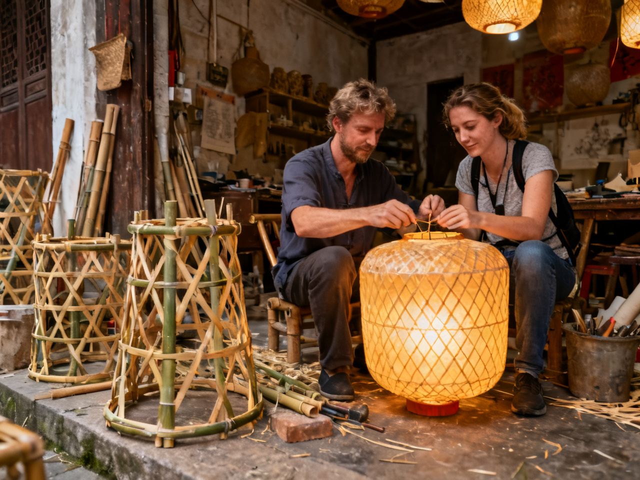 灯彩作坊里的一小时：我第一次发现光也可以被&ldquo;做出来&rdquo; | In a Lantern Workshop: The First Time I Realized Light Can Be Crafted by Hand