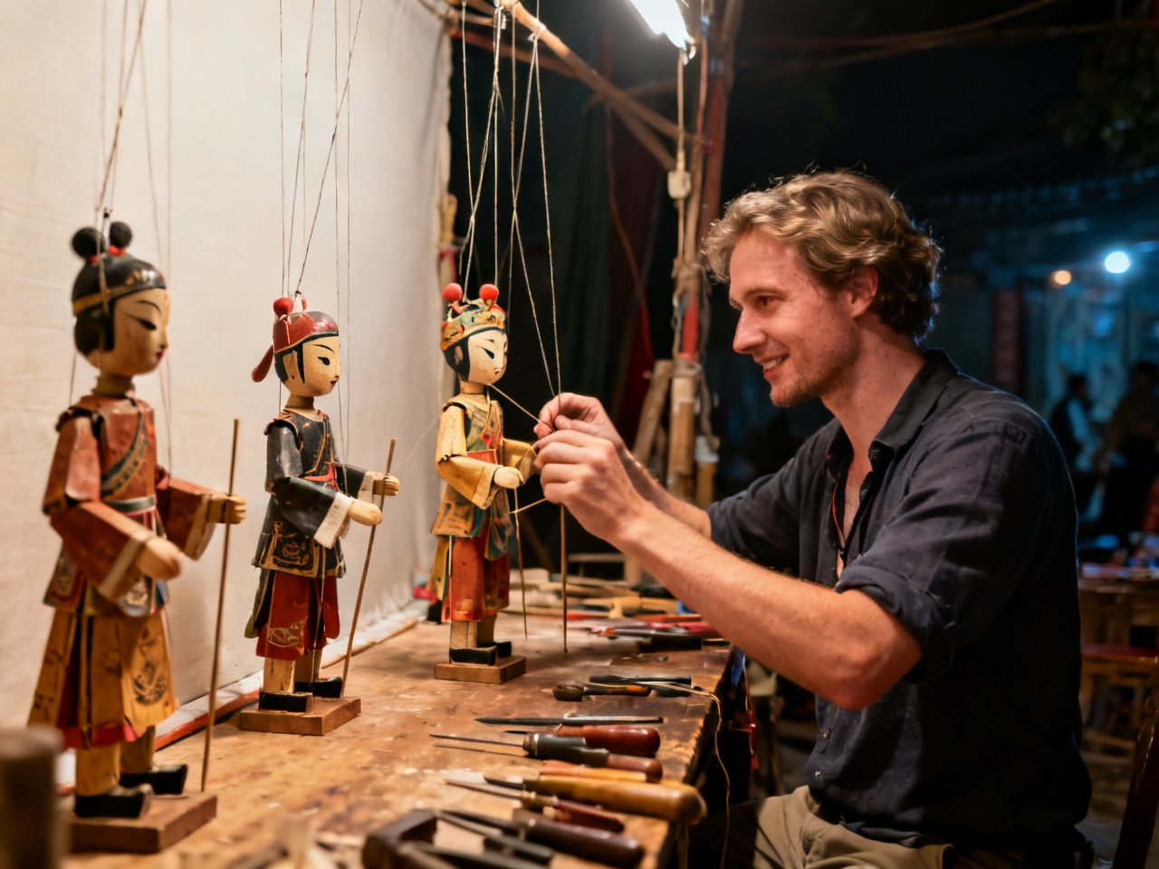 木偶戏后台的一晚：我第一次知道&ldquo;线&rdquo;也能有性格 | One Night Behind a Puppet Theatre: The First Time I Learned That Strings Can Have Personality
