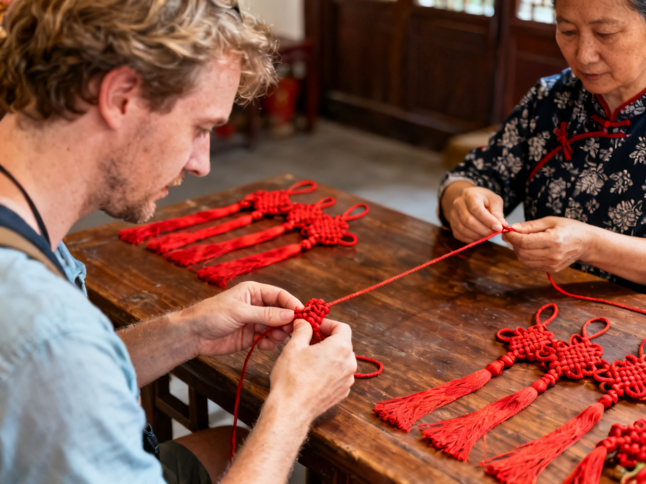 学打中国结之后,我终于理解“吉祥”为什么可以握在手里 | After Learning Chinese Knotting, I Finally Understood How Auspicious Meaning Can Be Held in the Hand