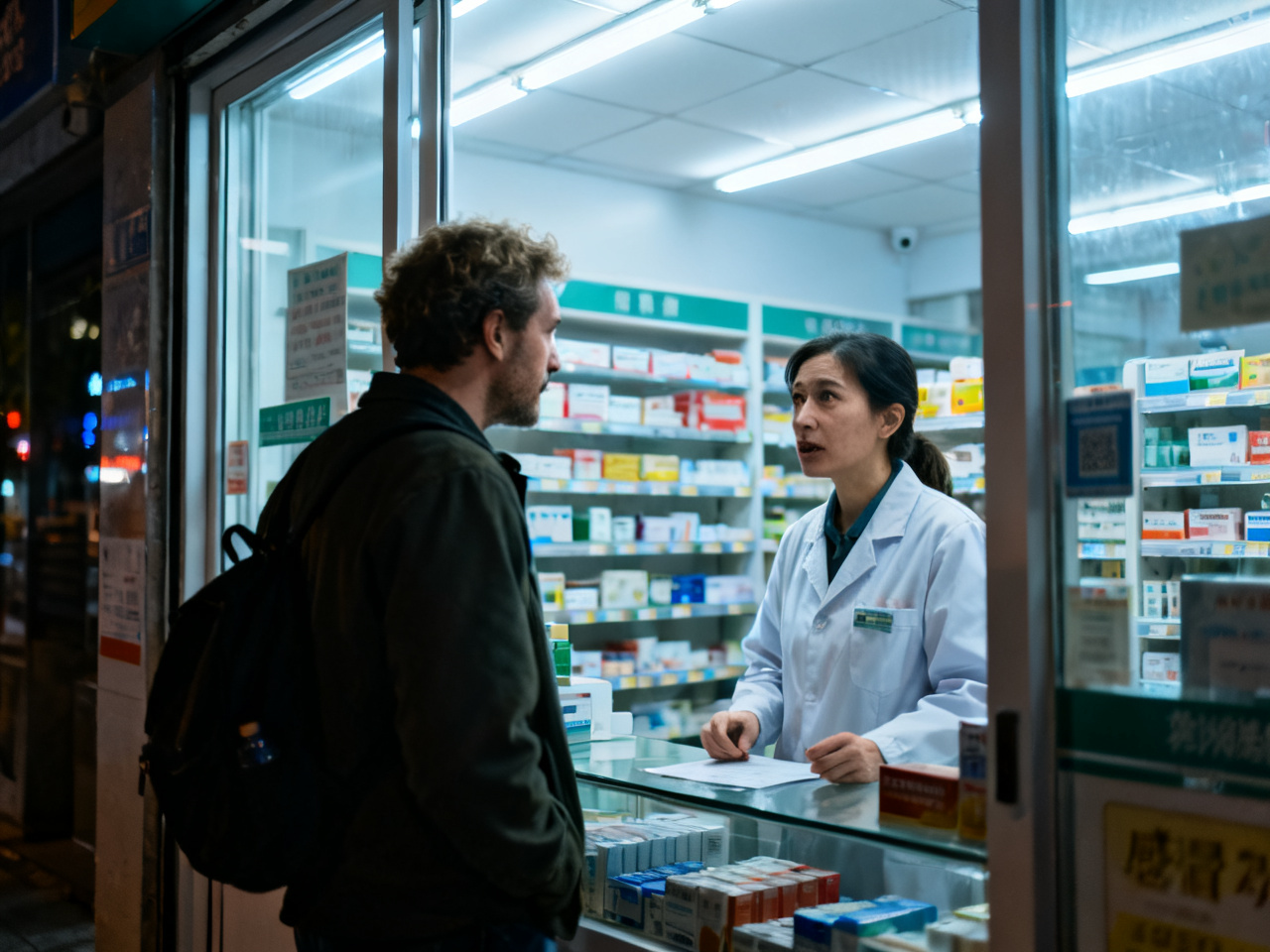 第一次在中国药店买感冒药，我学会先说症状再看品牌 | The First Time I Bought Cold Medicine in a Chinese Pharmacy, I Learned to Describe Symptoms Before Looking at Brands