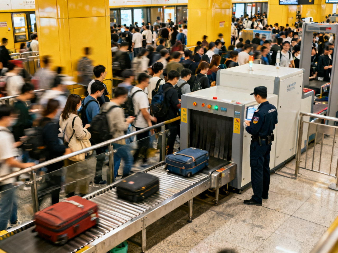第一次在中国地铁安检口,我学会把保温杯先拿在手上 | The First Time at a Chinese Metro Security Check, I Learned to Hold My Thermos Before I Reached the Belt