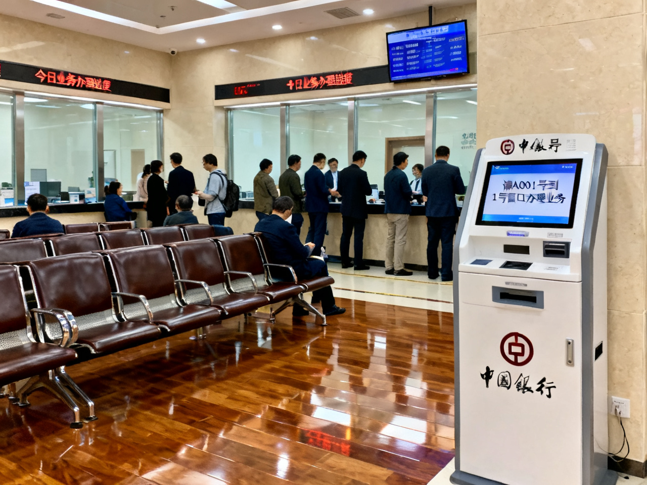 第一次一个人进中国银行,我学会先取号再去找窗口 | The First Time I Entered a Chinese Bank Alone, I Learned to Take a Number Before Looking for a Counter