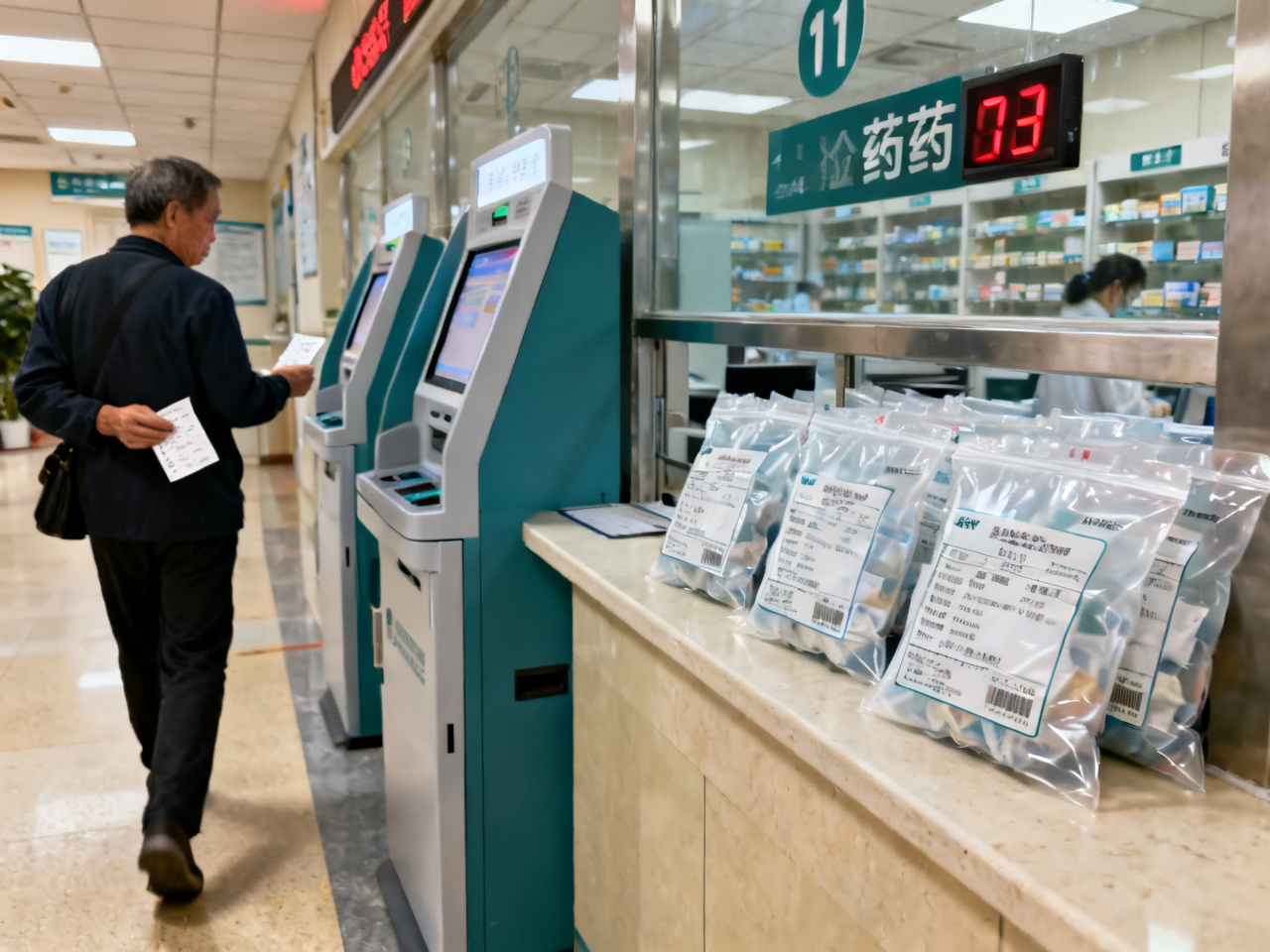 医院缴费取药 | Payment and pharmacy in hospital