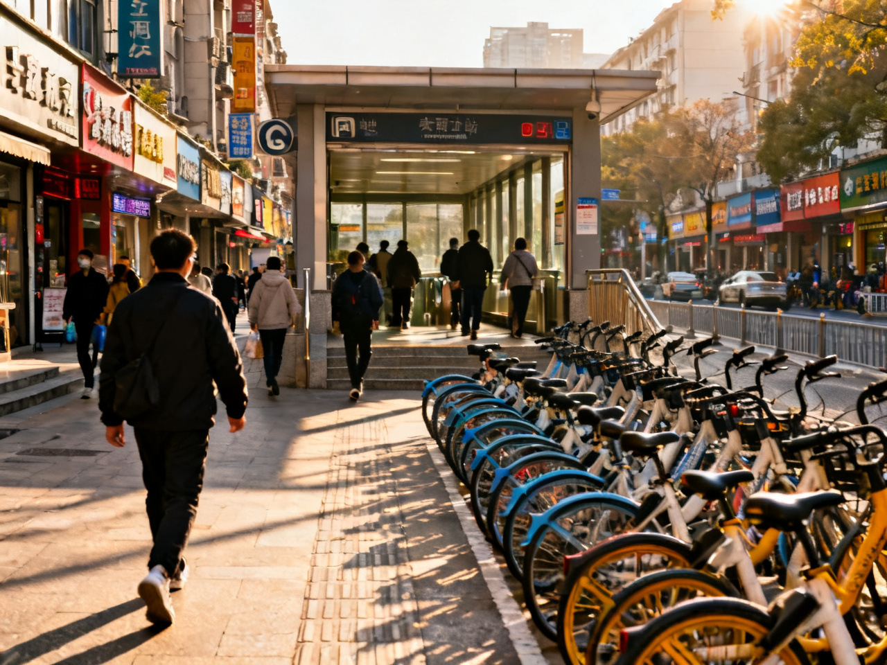 中国城市通勤怎么选：地铁、打车、骑行的真实差别 | Metro, Taxi, or Bike: How Commuting Really Works in Chinese Cities