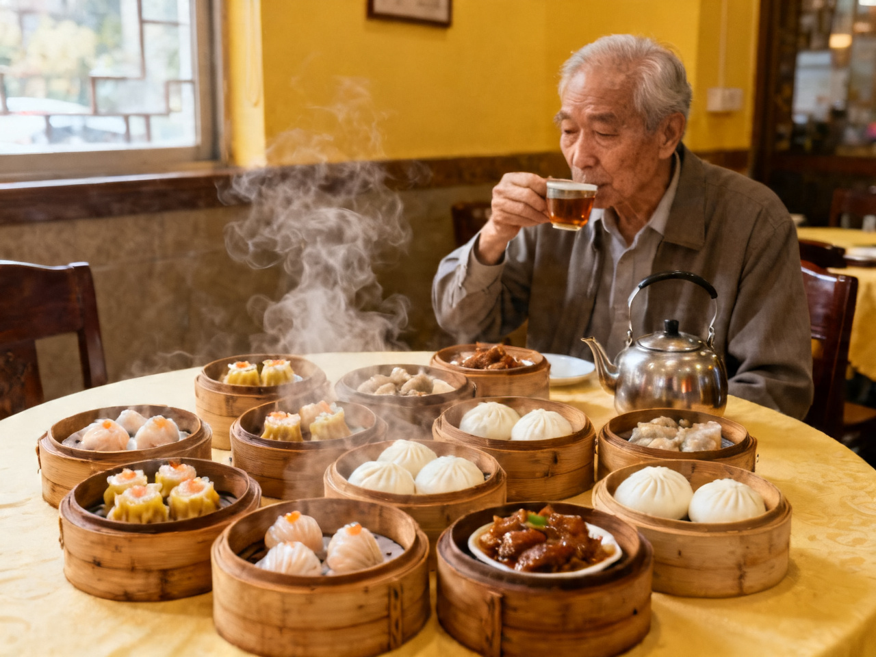 早上七点，广州人已经喝了两轮茶 | Morning Tea in Guangzhou: A Ritual Before the Rest of China Wakes Up