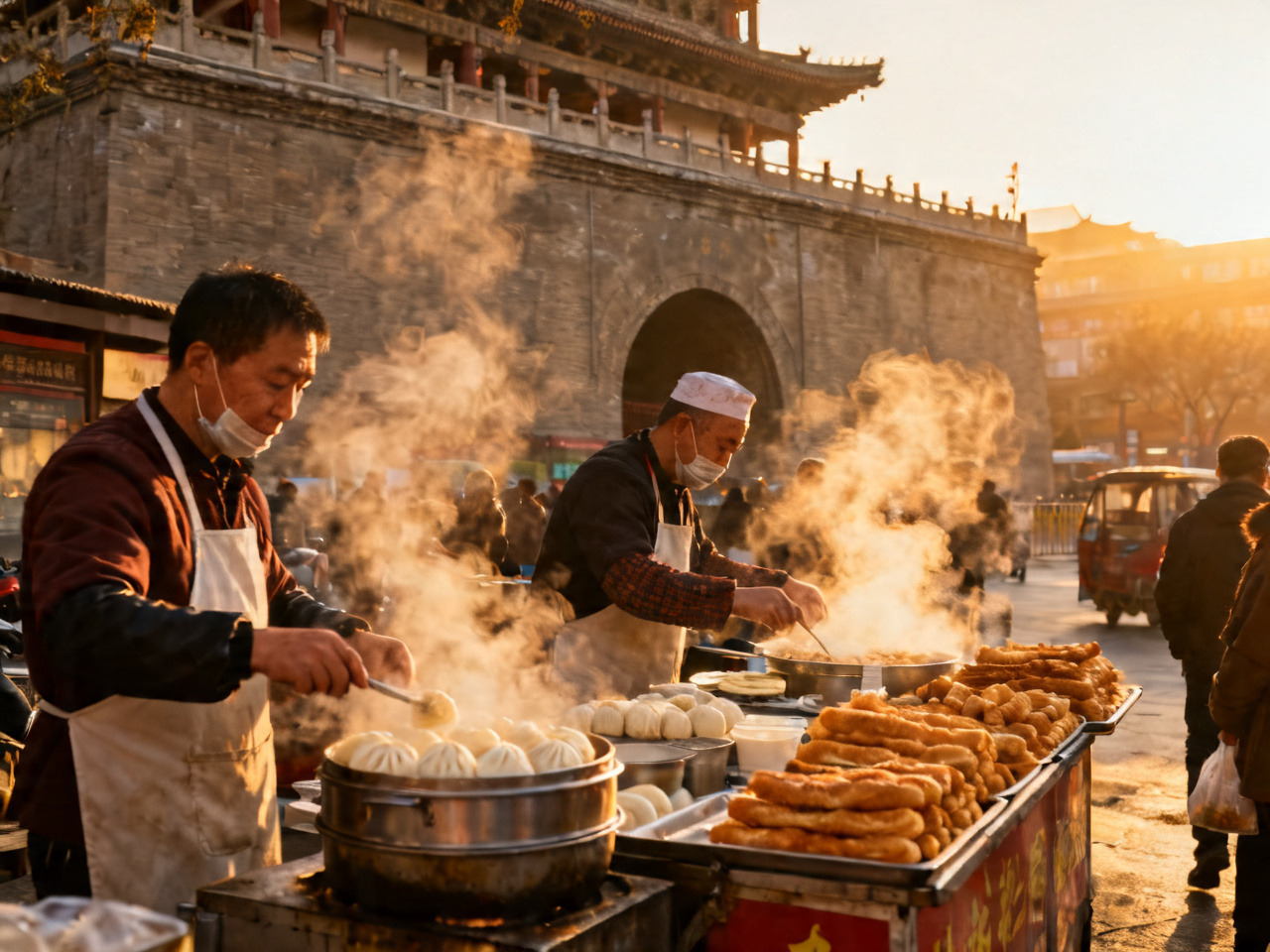 在西安回民街吃一天，胃和钱包都很满足